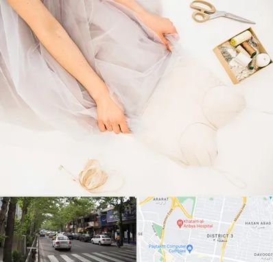 آموزش دوخت لباس عروس در ظفر 