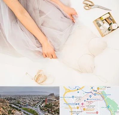 آموزش دوخت لباس عروس در معالی آباد شیراز 