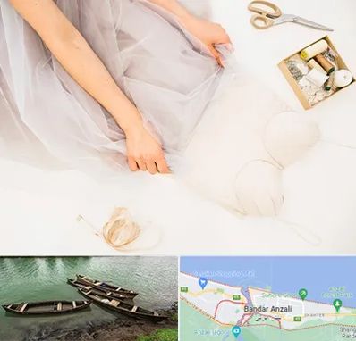 آموزش دوخت لباس عروس در بندر انزلی