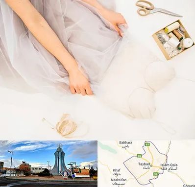 آموزش دوخت لباس عروس در تایباد