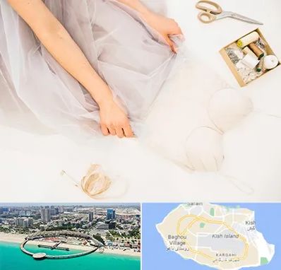 آموزش دوخت لباس عروس در کیش