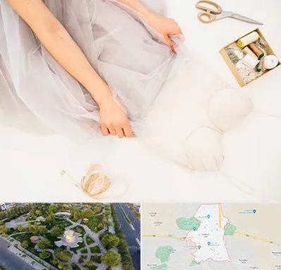 آموزش دوخت لباس عروس در کاشمر