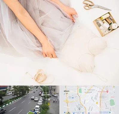 آموزش دوخت لباس عروس در ستارخان 