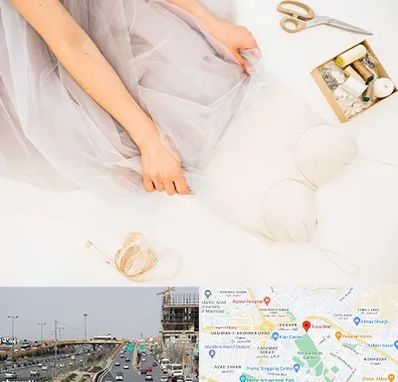 آموزش دوخت لباس عروس در بلوار توس مشهد 