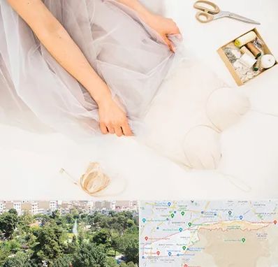 آموزش دوخت لباس عروس در منطقه 13 تهران 