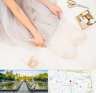 آموزش دوخت لباس عروس در سرسبز 