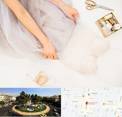 آموزش دوخت لباس عروس در هفت حوض 