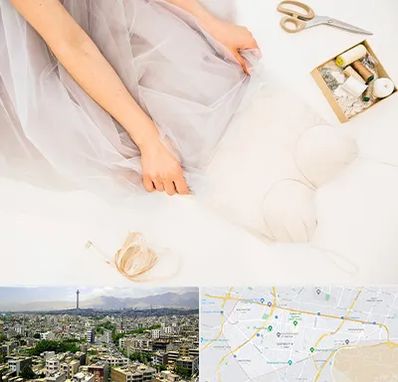 آموزش دوخت لباس عروس در منطقه 8 تهران 