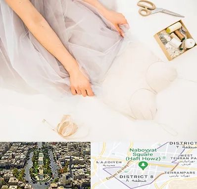 آموزش دوخت لباس عروس در نارمک 