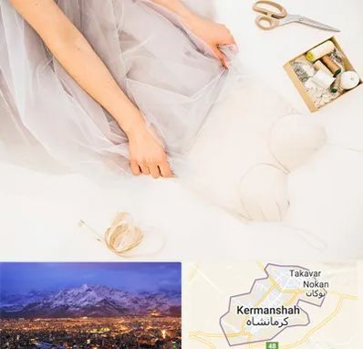 آموزش دوخت لباس عروس در کرمانشاه