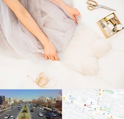 آموزش دوخت لباس عروس در بلوار معلم مشهد 