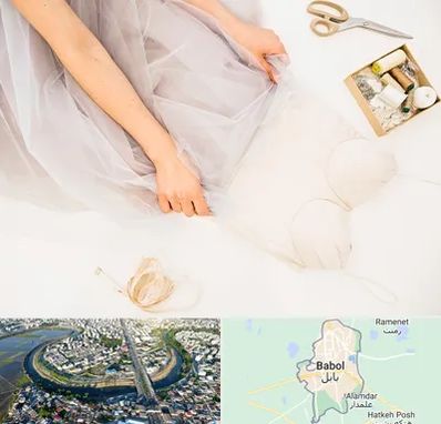 آموزش دوخت لباس عروس در بابل