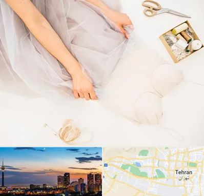 آموزش دوخت لباس عروس در غرب تهران 