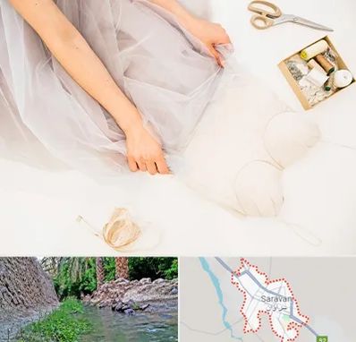 آموزش دوخت لباس عروس در سراوان