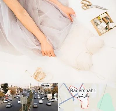 آموزش دوخت لباس عروس در باقرشهر