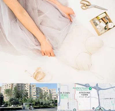 آموزش دوخت لباس عروس در آپادانا