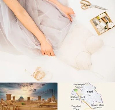 آموزش دوخت لباس عروس در یزد