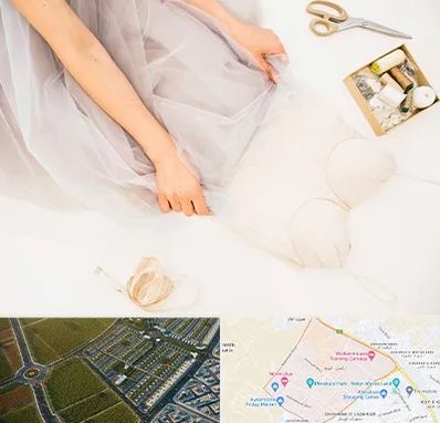 آموزش دوخت لباس عروس در الهیه مشهد 