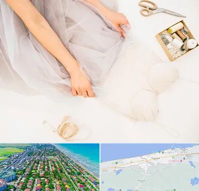 آموزش دوخت لباس عروس در فریدونکنار