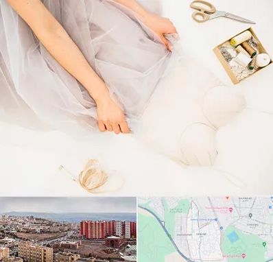 آموزش دوخت لباس عروس در سهند تبریز