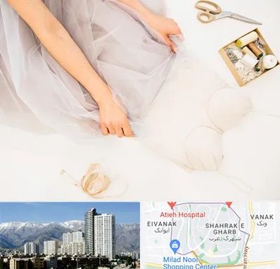 آموزش دوخت لباس عروس در شهرک غرب 