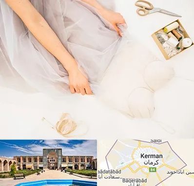 آموزش دوخت لباس عروس در کرمان