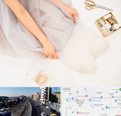 آموزش دوخت لباس عروس در پیروزی 