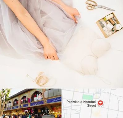 آموزش دوخت لباس عروس در 15 خرداد