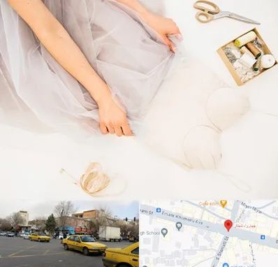 آموزش دوخت لباس عروس در شهناز تبریز