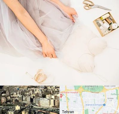 آموزش دوخت لباس عروس در مرزداران 