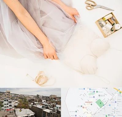 آموزش دوخت لباس عروس در شمیران نو 