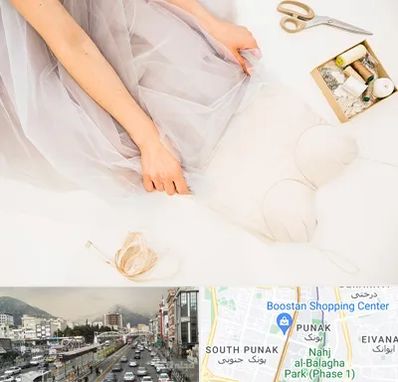 آموزش دوخت لباس عروس در پونک 