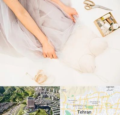 آموزش دوخت لباس عروس در شمال تهران 