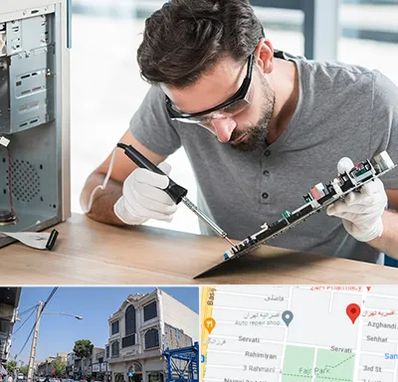 آموزش تعمیرات ماشین های اداری در افسریه 