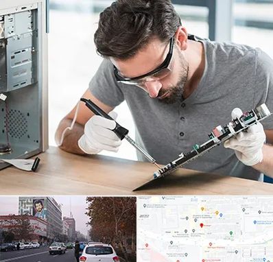 آموزش تعمیرات ماشین های اداری در کارگر شمالی 