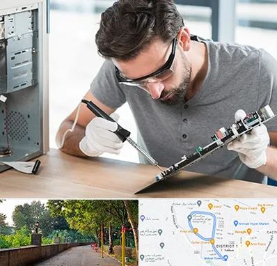 آموزش تعمیرات ماشین های اداری در فلکه گاز رشت 