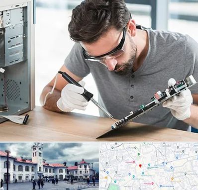 آموزش تعمیرات ماشین های اداری در میدان شهرداری رشت 