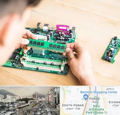 آموزش تعمیرات برد الکترونیکی در پونک 