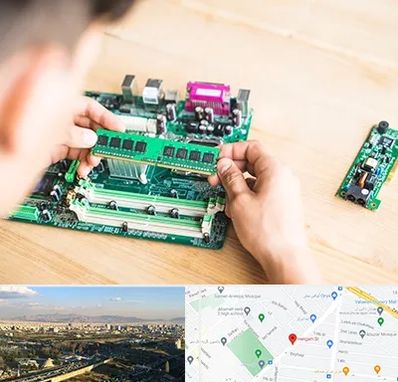 آموزش تعمیرات برد الکترونیکی در هنگام 
