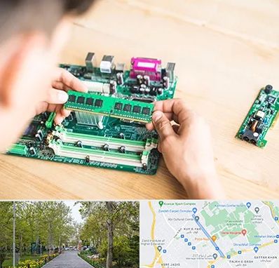 آموزش تعمیرات برد الکترونیکی در قدوسی غربی شیراز 