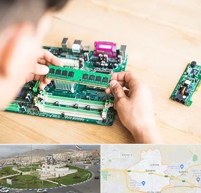 آموزش تعمیرات برد الکترونیکی در بومهن