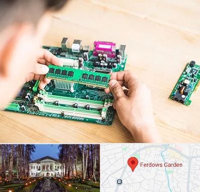 آموزش تعمیرات برد الکترونیکی در باغ فردوس