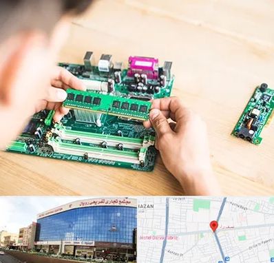 آموزش تعمیرات برد الکترونیکی در نصف راه تبریز