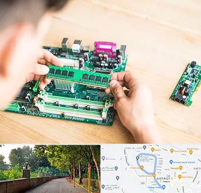 آموزش تعمیرات برد الکترونیکی در فلکه گاز رشت 