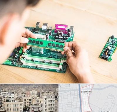 آموزش تعمیرات برد الکترونیکی در اسکندری