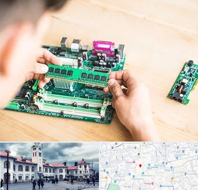 آموزش تعمیرات برد الکترونیکی در میدان شهرداری رشت 