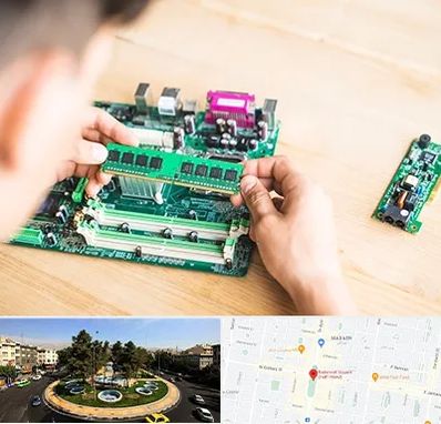 آموزش تعمیرات برد الکترونیکی در هفت حوض 