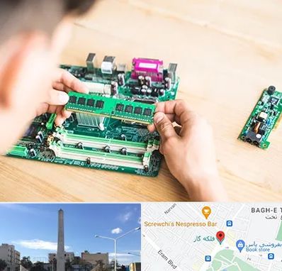 آموزش تعمیرات برد الکترونیکی در فلکه گاز شیراز 