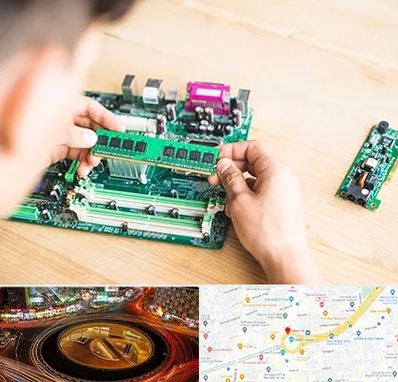 آموزش تعمیرات برد الکترونیکی در میدان ولیعصر 