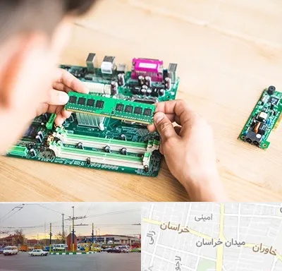 آموزش تعمیرات برد الکترونیکی در میدان خراسان